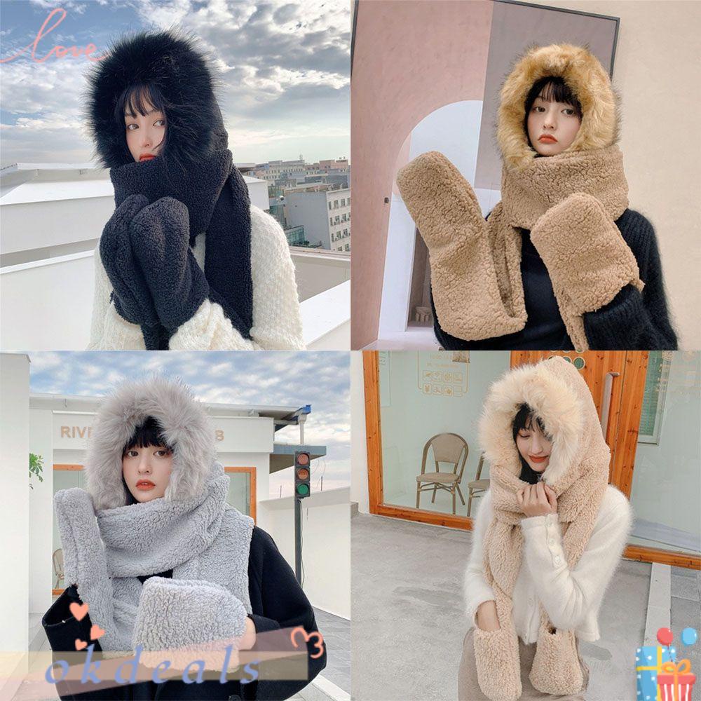 Mũ Beanie Giả Lông Thú Thời Trang Mới Lạ Cho Nữ