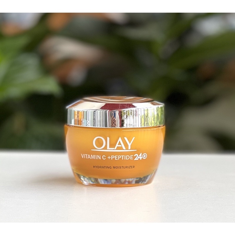 Set 2 Kem Olay Advanced Vitamin C+Peptide 24 chống lão hóa+ sáng da 25% 48gx2 hủ.màu vàng