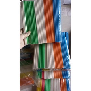 Bịch 200 ống hút nhựa sắc màu
