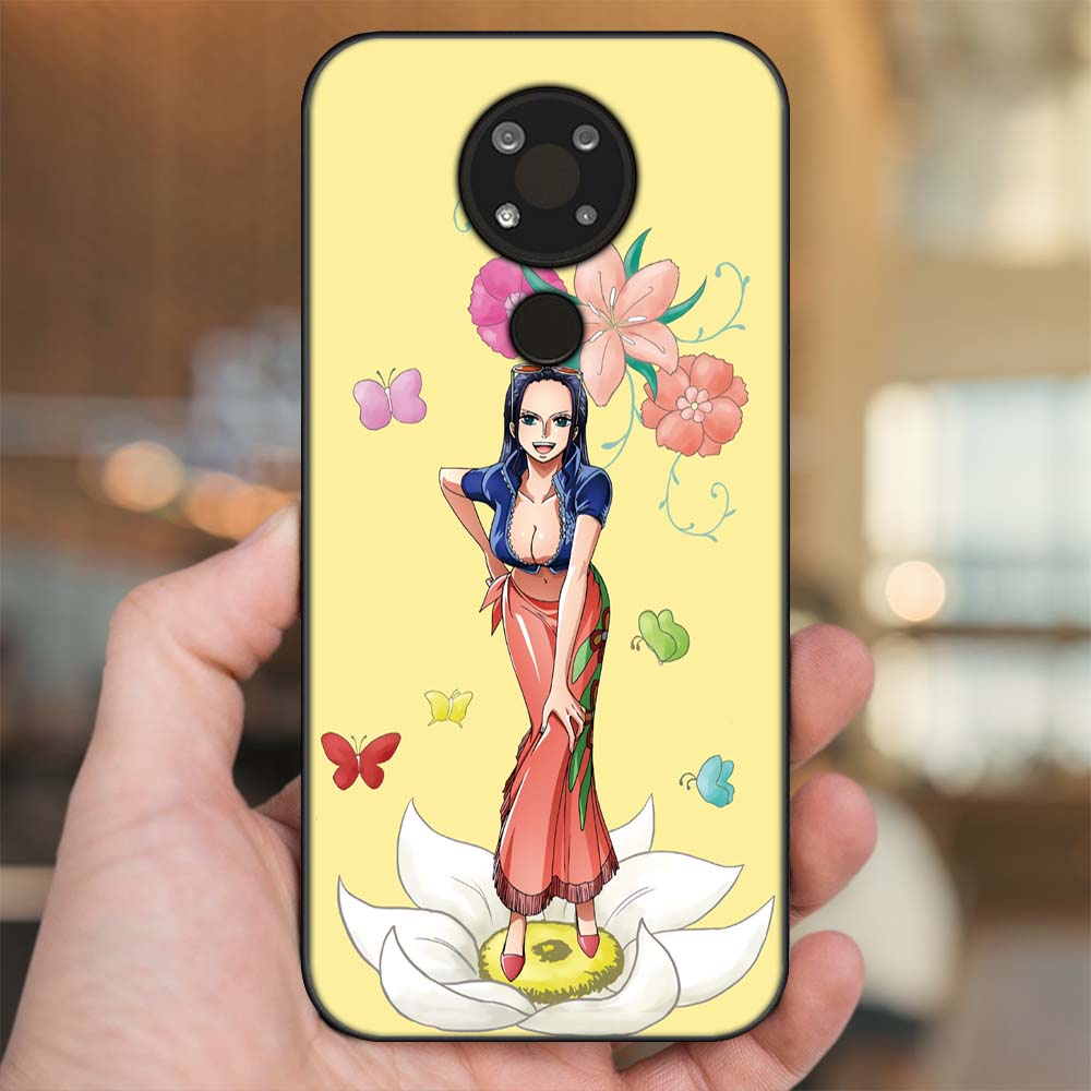 Ốp lưng Nokia 3.4 viền đen in hình Nico Robin One Piece Đảo Hải Tặc