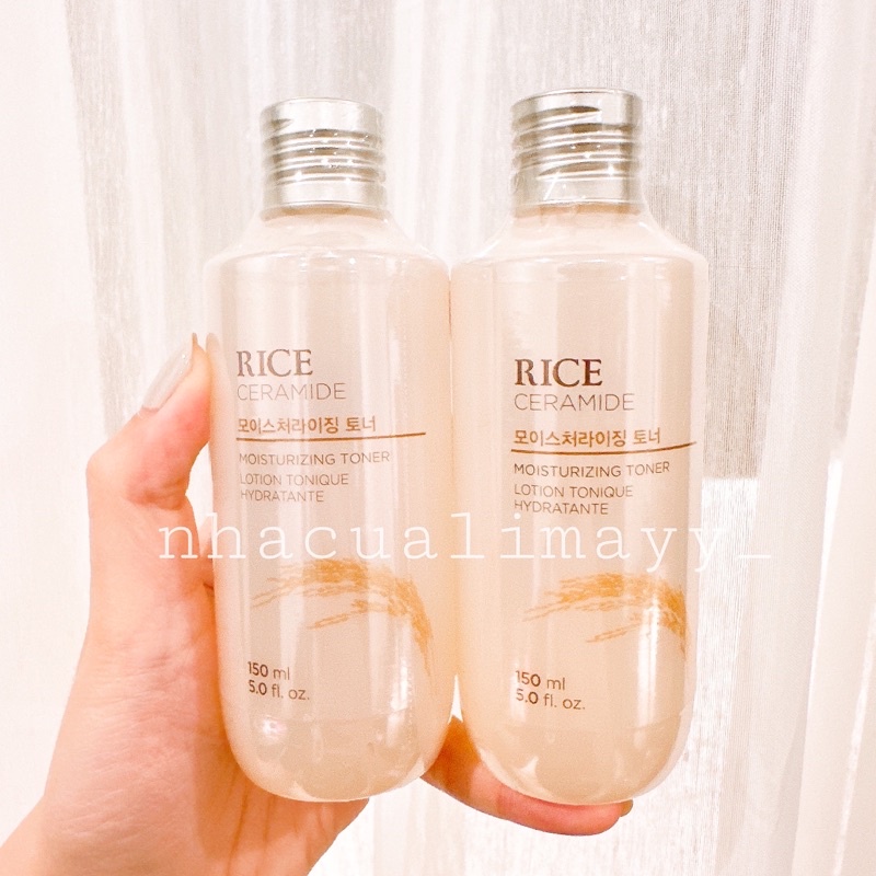 Nước hoa hồng gạo The Face Shop Rice Ceramide Moisturizing Toner 150ml