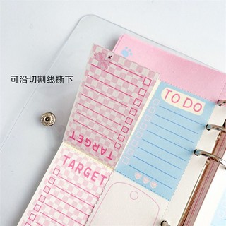Giấy , túi nhựa refill sổ còng A6