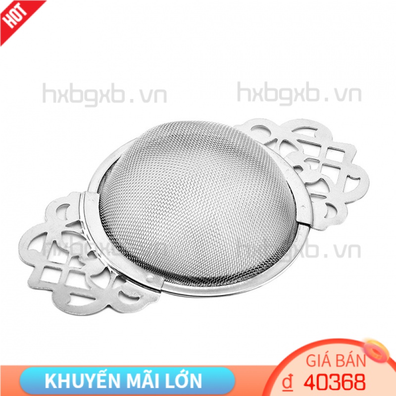HXBGXB Flower Edge Teapot Tea Infuser Stainless Steel Loose Coffee Leaf Tea Strainer Reusable Mesh Infuser