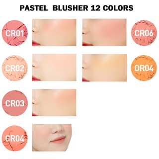 (CÓ BILL) Phấn Má Hồng APIEU Pastel Blusher