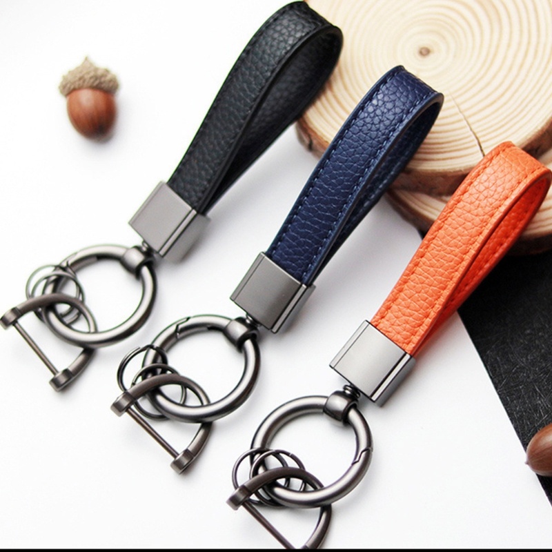 Móc Khóa Da Đen Cho Nam Nữ