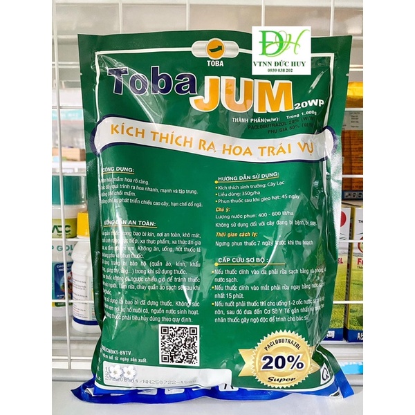 TOBAJUM - Gói 1Kg - Kích thích ra hoa