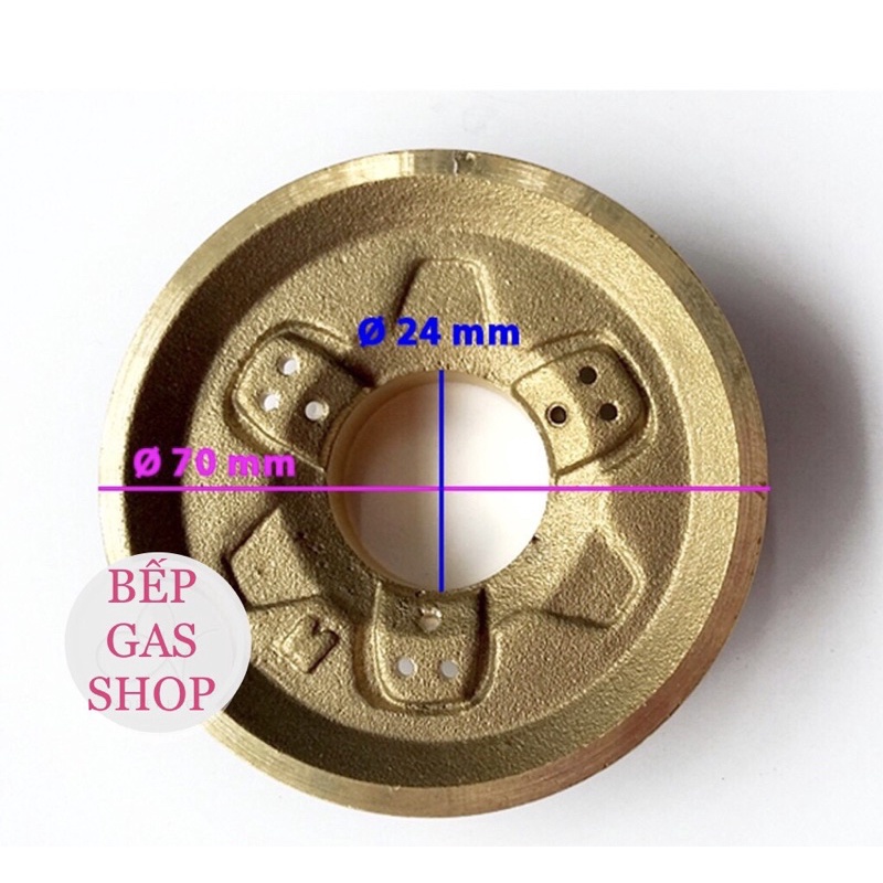 Mâm sen chia lửa bếp gas dương Rinnai R-2KEN / RV-2KESV / RTS-2KD.. HÀNG CHÍNH HÃNG