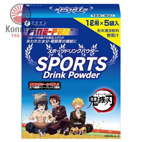 Nước Bù Điện Giải Fine Sport Drink Power 5 Gói