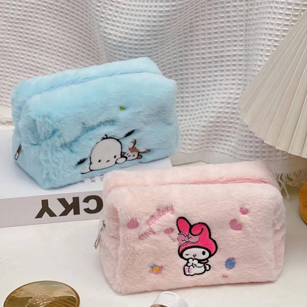 Túi Đựng Bút Mềm Thêu Hình Ngôi Sao Bentoy Milkjoy Kiểu Hàn Quốc Dễ Thương