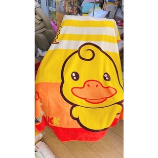 chăn lông cừu con vịt vàng 1mX1m4