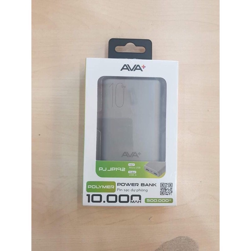 SẠC DỰ PHÒNG AVA+ 10000mAh 💝BH 1 năm💝