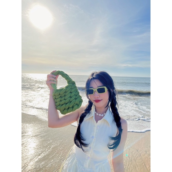 🌸TÚI LEN BÔNG HANDMADE