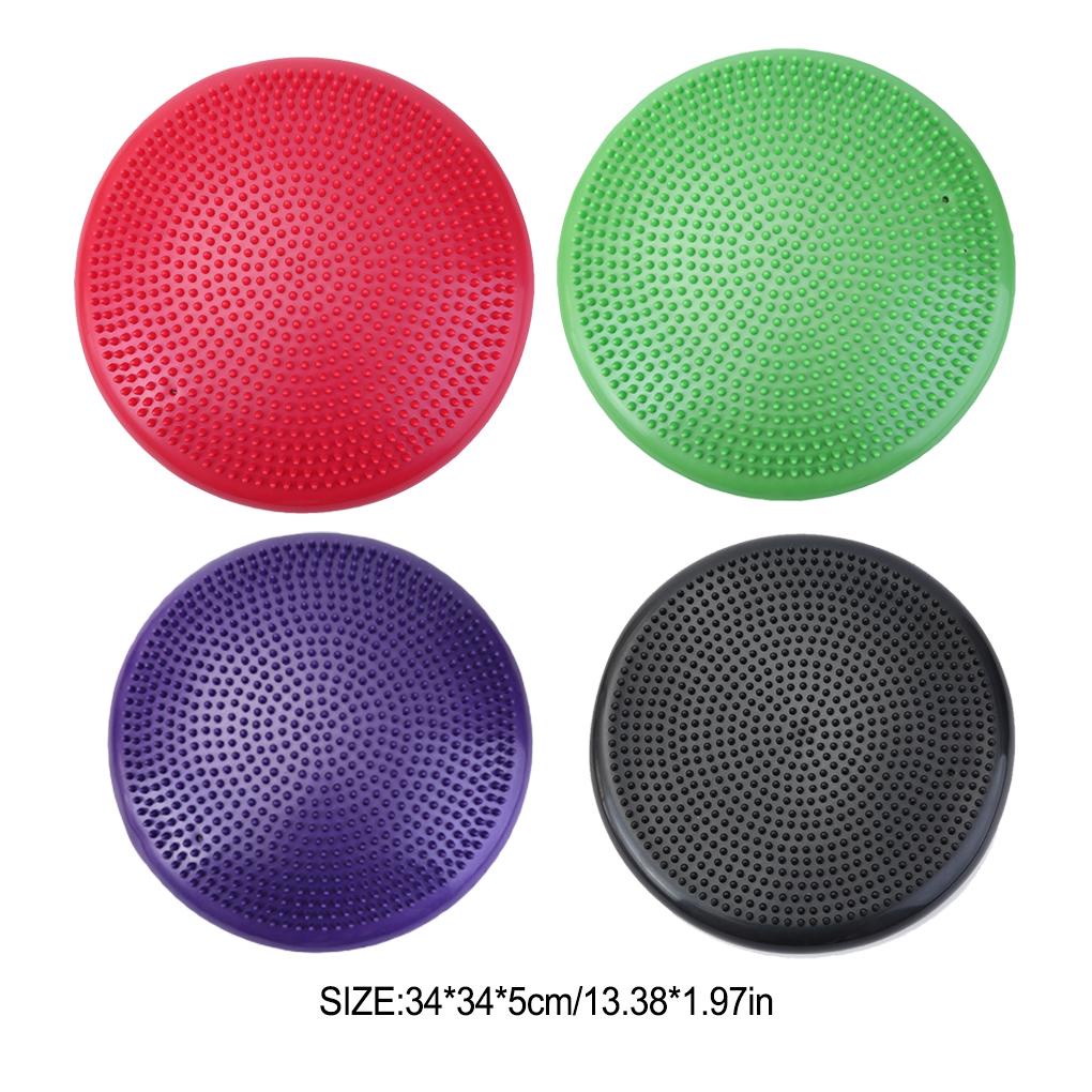 Đệm Tròn Màu Sắc Trơn Cân Bằng Hỗ Trợ Luyện Tập Yoga / Thể Hình Tại Nhà