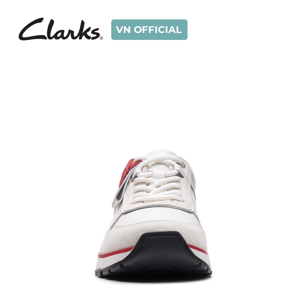 Giày Thể Thao Da Nam CLARKS MoveLite Lace màu White