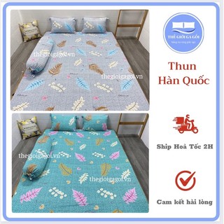 Bộ drap thun lạnh hàn quốc 4 món