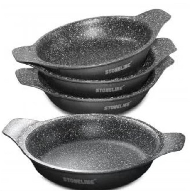 Chảo phủ đá mini 14cm STONELINE dùng cho bếp từ Chảo chống dính mini