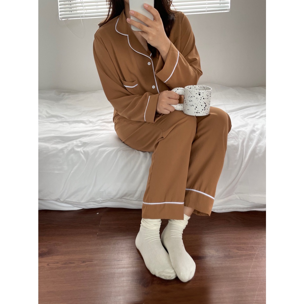 - Đồ Ngủ Nữ, Đồ Mặc Ở Nhà Chất Đũi Lạnh Joan Studio