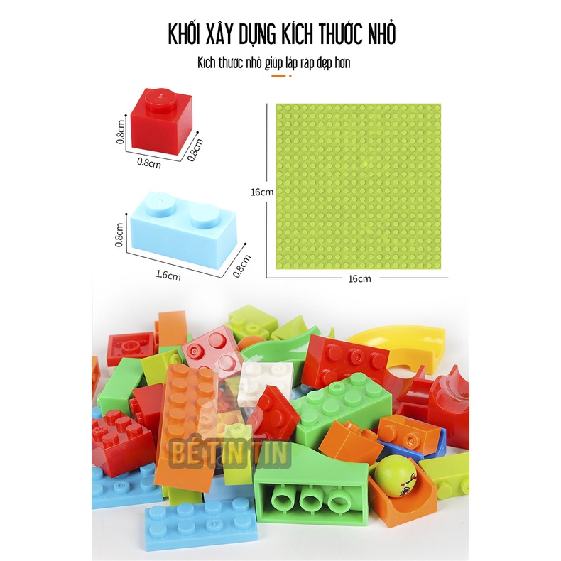 Đồ chơi xếp hình/ đồ chơi lắp ráp 168 chi tiết/đồ chơi Logo giúp bé rèn luyện trí não và tư duy sáng tạo -Đồ Chơi TinTin