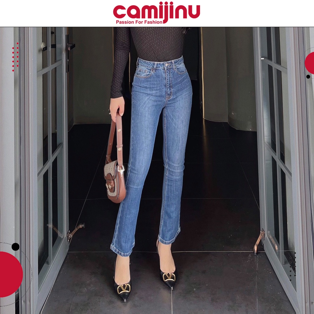 Quần Jeans Nữ Lỡ Xanh Trung