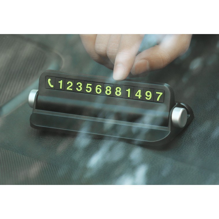 Thẻ Đậu Xe Tạm Thời Ghi Số Điện Thoại Tiện Dụng