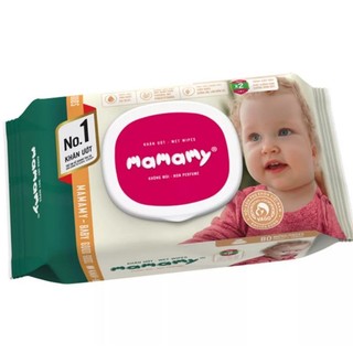 Combo 10 gói khăn giấy ướt Mamamy loại 80 tờ không mùi & có mùi . Hàng chính hãng.