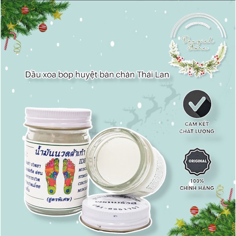 Dầu cù là xoa bóp huyệt bàn chân Thái Lan 50g