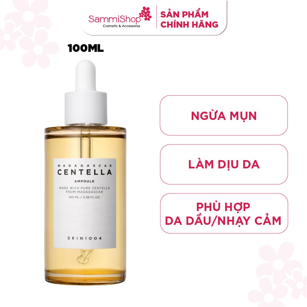 Serum Centella Rau Má 100ml tinh chất rau má Skin1004 madagascar chính hãng