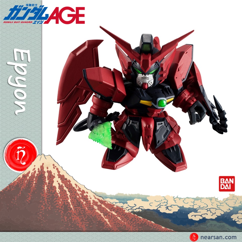 epyon gundam mô hình sd gashapon senshi forte 15 bandai