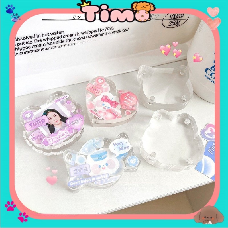 Khung Ảnh Acrylic Để Bàn 3D Trong Suốt Gía Đỡ Mini Timo VPBL14
