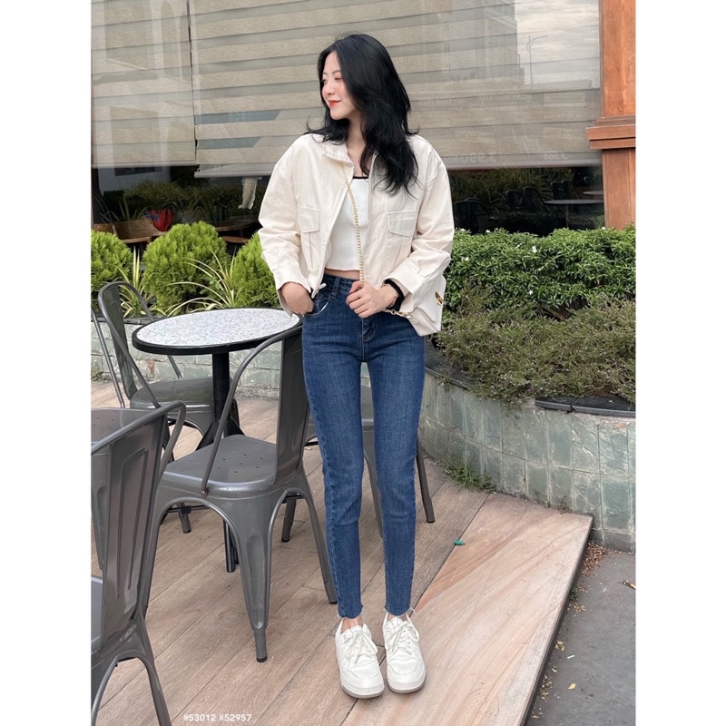 QUẦN JEAN ÔM (5599) TÚI BABYCNY-CL
