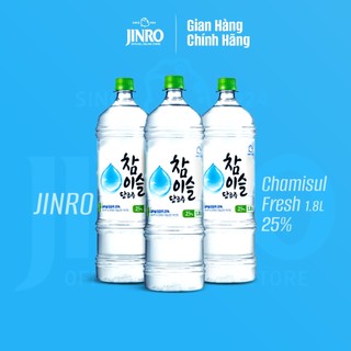 [CHÍNH HÃNG] Soju Hàn Quốc JINRO CHAMISUL FRESH 1.8L 25% -  1 CHAI