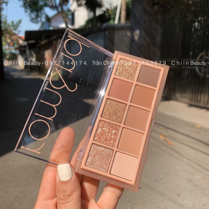 Có sẵn - Bảng phấn mắt ROMAND số 02 Mahogany Garden tone nâu ấm cho đôi mắt đẹp long lanh