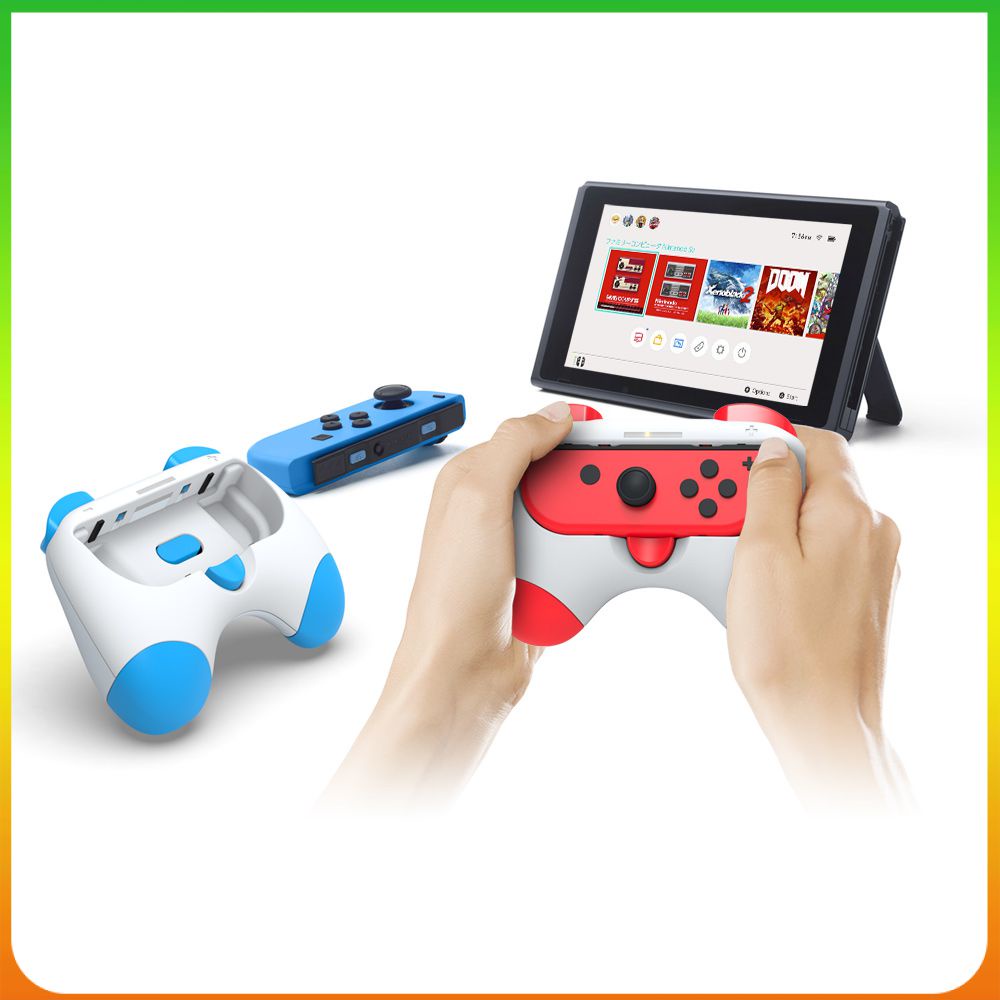 Tay Cầm Game Joycon Trái Và Phải Ốp Tay Cầm Cho Switch OLED NS Joy Con Tay Cầm Điều Khiển Giá Đỡ TECH4
