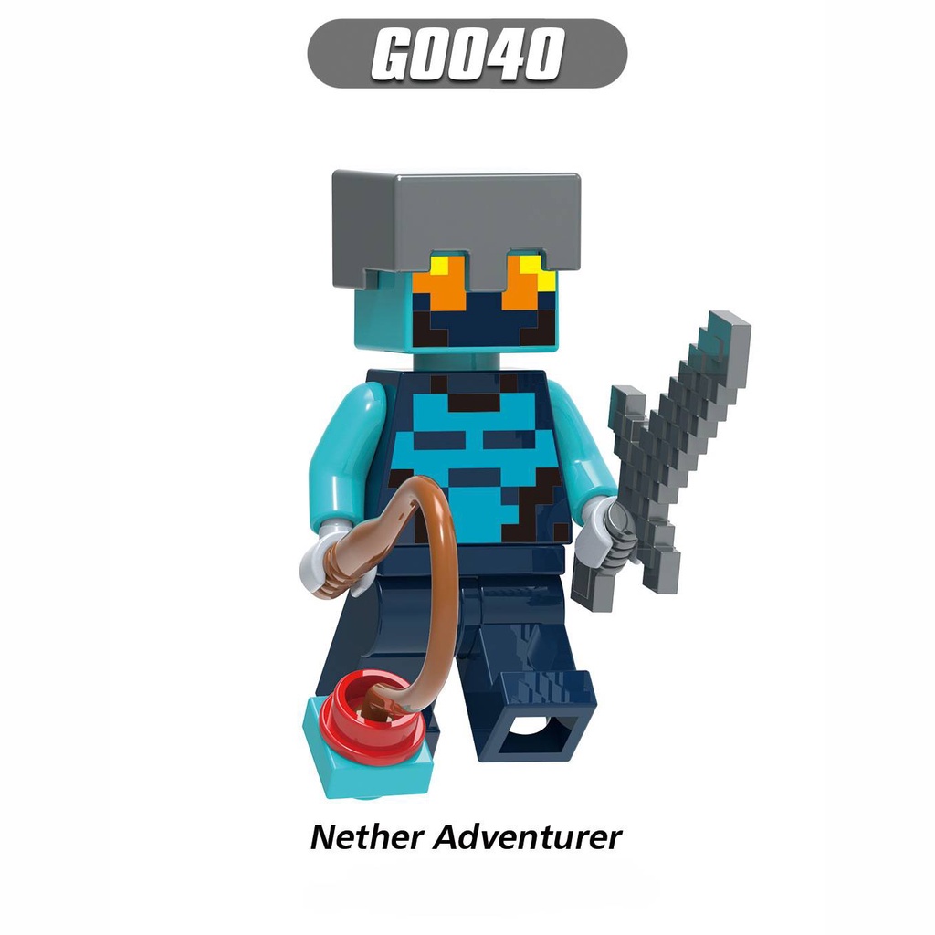 Si Mô Hình Đồ Chơi Nhân Vật Trong Game minecraft