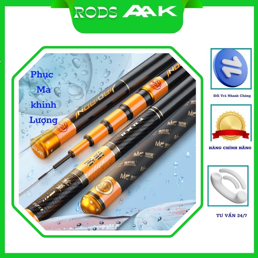 Cần câu đài MC JIADIAONI Phục Ma khinh Lượng chuyên săn hàng câu tay đơn đài câu cá trắm chép khủng chính hãng giá rẻ