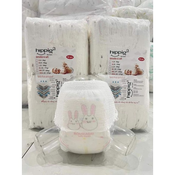 100 miếng tã  bỉm quần hipgig