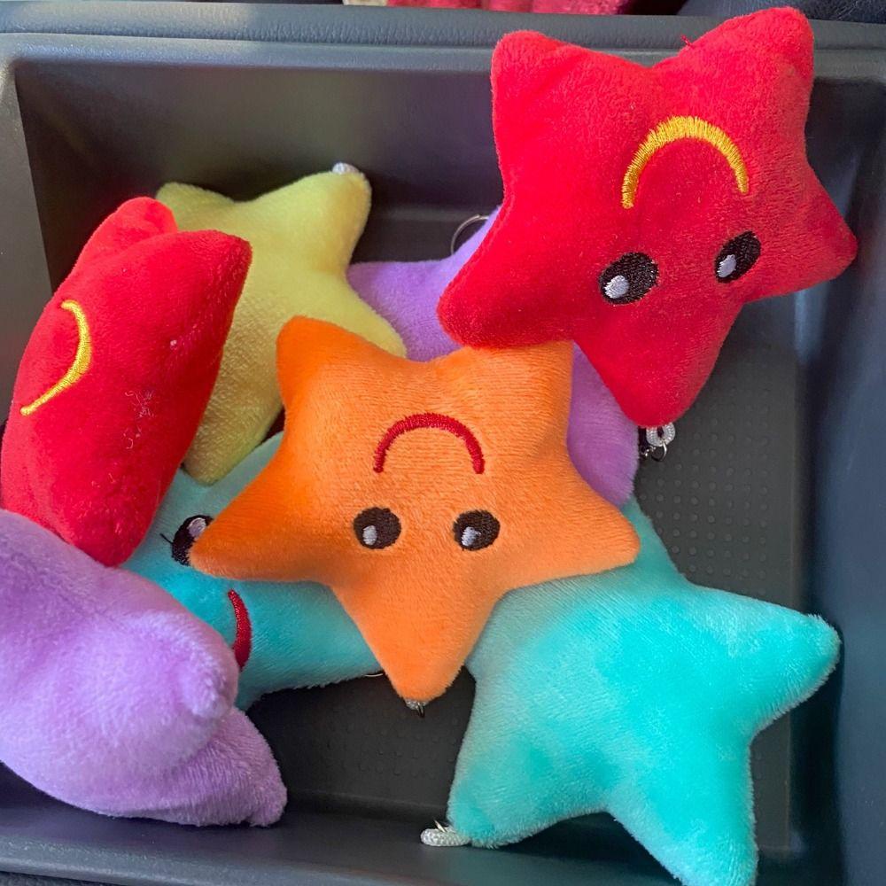 Set 5 Móc Khóa Hình Búp Bê Nhồi Bông Đáng Yêu