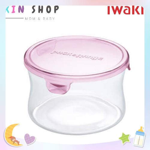 Hộp thuỷ tinh chịu nhiệt Iwaki 490ml -Dùng trong lò vi sóng