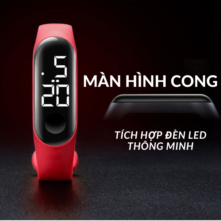 Đồng hồ thông minh cảm ứng LED đeo tay nam nữ thời trang phong cách nhỏ gọn tiện lợi ĐH1