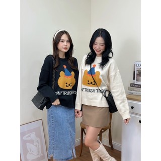 Áo len gấu don’t trushthings