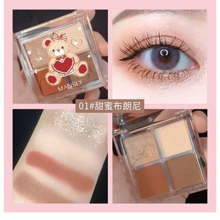 Set son kem phấn mắt gấu Mansly
