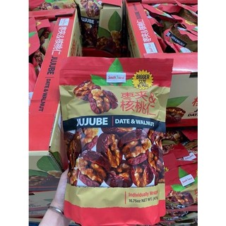 Táo tàu đỏ sấy dẻo bọc hạt óc chó Sank Yard Jujube Date & Walnut