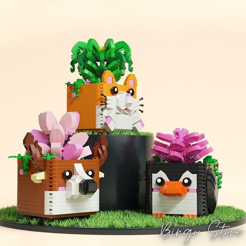 BỘ SƯU TẬP MÔ HÌNH LẮP RÁP CHẬU CÂY SIÊU HẤP DẪN