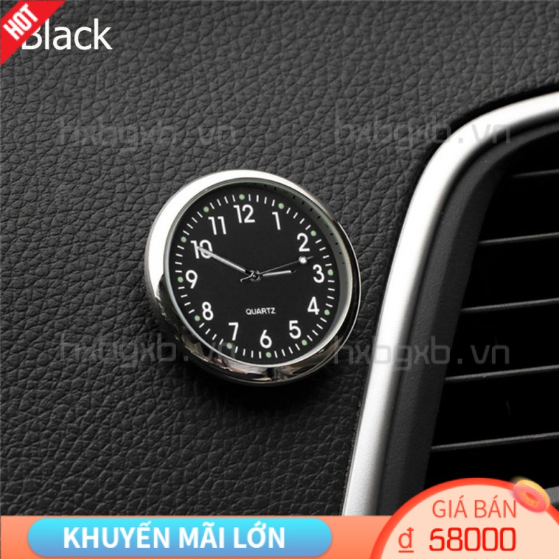 Đồng Hồ Kim Loại Trang Trí Xe Hơi