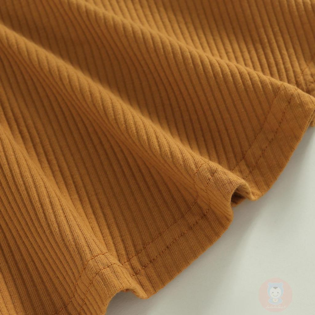 Đầm Sát Nách Cổ Tròn Dáng Chữ A Màu Trơn Thời Trang Mùa Hè Xinh Xắn Cho Bé Gái LAA6