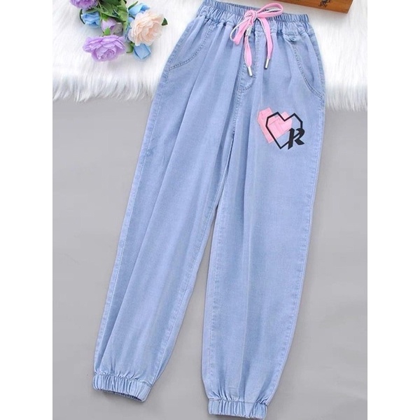 Quần JEAN bé gái HOTTREN 2023 từ 18kg - 55kg Munbaby