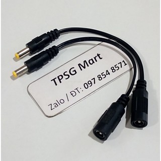 Cáp nguồn adapter chuẩn (5.5mm X 2.1mm) ra chuẩn (4.8mm X 1.7mm)