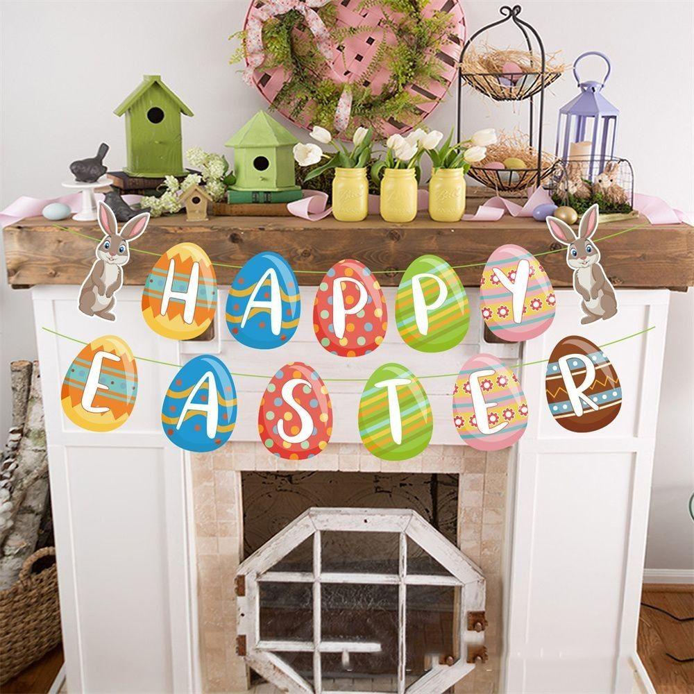 Hàng Mới Về Dây Treo Trang Trí Hình Thỏ Và Trứng Nhiều Màu Mới