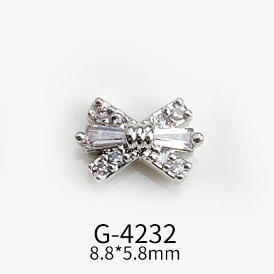 Charm nail nơ đính đá mẫu mơi hot trend 2023