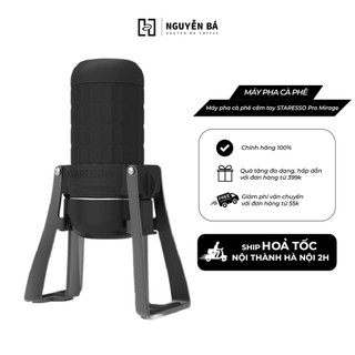Máy pha cà phê cầm tay STARESSO Pro Mirage nhỏ gọn tiện lợi - Dụng cụ pha Espresso, Americano cầm tay